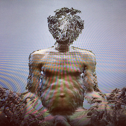 Interrupted 3D scan by artist Paul Coombs